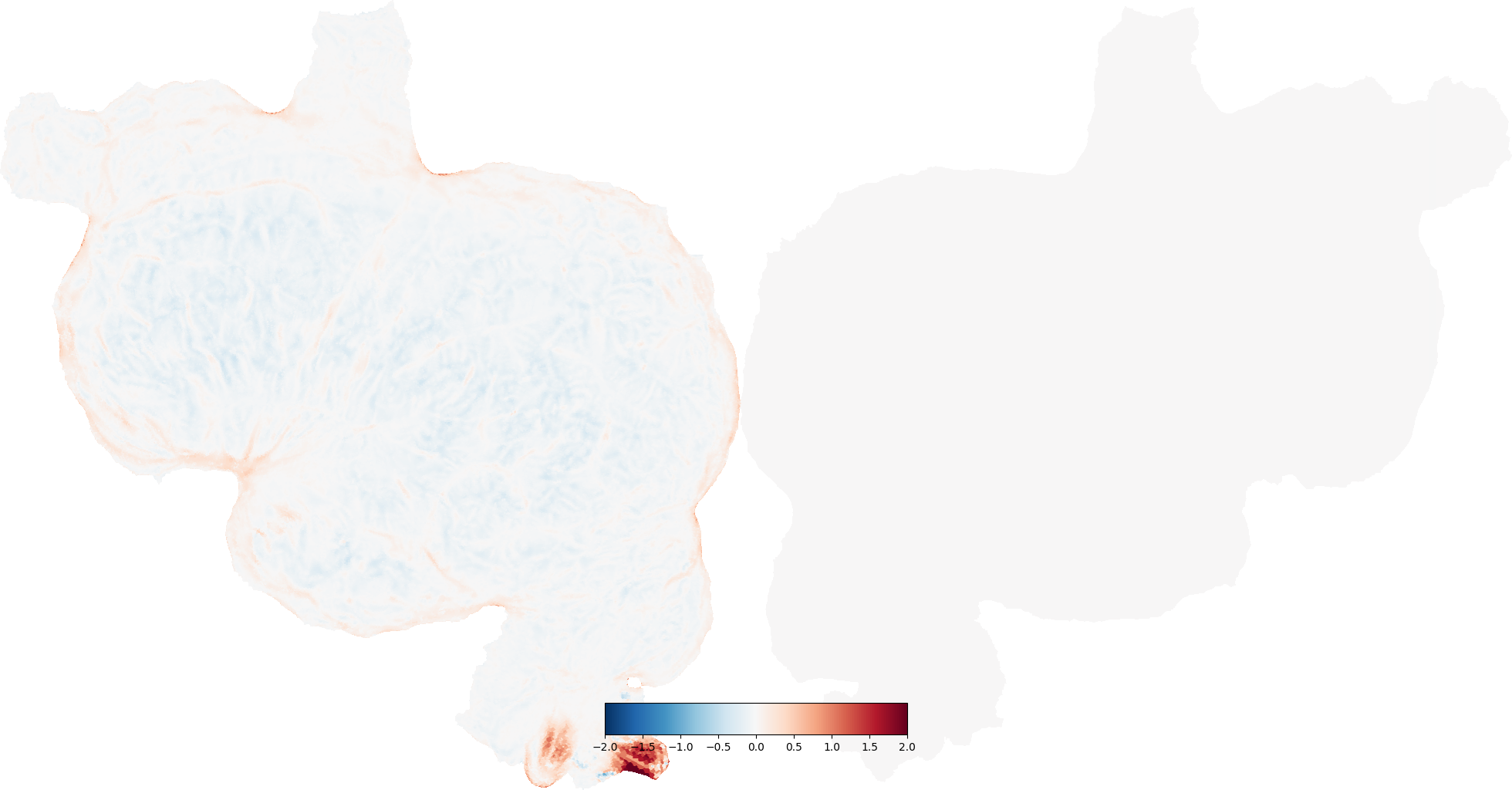 plot flatmap distortion