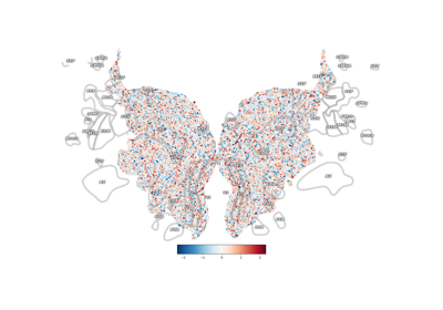 Plot a 2D static flatmap